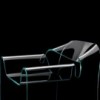 Sillón Ghost de Fiam. Mueble de diseño fabricado en cristal curvado.