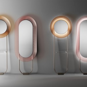 Espejo pie Kathleen de Fiam. Espejo modernos de pie de diseño italiano.