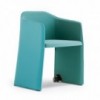 Sillón Laja 889F/889G de Pedrali. Sillones de diseño. Sillones con ruedas.