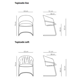 Sillón tapizado Copa cantilever de Viccarbe. Mobiliario de diseño moderno.