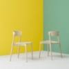 Silla Nemea 2820 de Pedrali. Sillas de diseño. Sillas de madera moderna.
