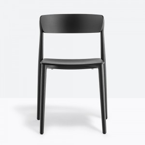 Silla Nemea 2820 de Pedrali. Sillas de diseño. Sillas de madera moderna.