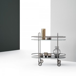 Carrito de cocina Chic de Bontempi. Complementos modernos de diseño italiano.