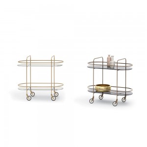 Carrito de cocina Chic de Bontempi. Complementos modernos de diseño italiano.