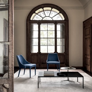 Mesa Auxiliar Diagonal Rectangular de Bontempi. Muebles modernos italianos.