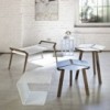 Mesa auxiliar Esa de Bontempi. Complementos de hogar de diseño italiano.