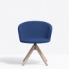 Sillón Nym 2842 de Pedrali. Sillas de diseño. Silla giratorias de oficina.