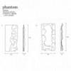 Espejo Phantom de Fiam. Catálogo de espejos diseño contemporáneos para salón.