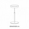 Mesa Auxiliar Lift de Bontempi. Mesas auxiliares modernas. Muebles de diseño italiano.