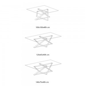 Mesa Auxiliar Millennium de Bontempi. Muebles modernos italianos.
