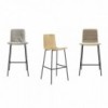 Taburete Fijo Klip tapizado de Viccarbe. Mobilario para interiores.