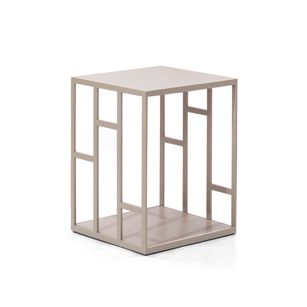 Mesa Auxiliar Manhattan de Bontempi. Mesas auxiliares modernas. Muebles de diseño italiano.