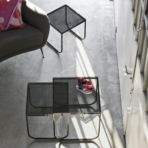 Conjunto Mesas Auxiliares Tokio de Bontempi. Muebles modernos italianos.