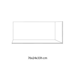 Estante Zen de Bontempi. Estantes y repisas modernos con anclaje de pared.