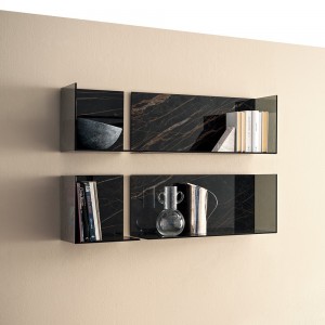 Estante Zen de Bontempi. Estantes y repisas modernos con anclaje de pared.