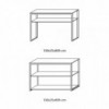 Consola Hip Hop de Bontempi. Muebles modernos italianos. Consolas modernas para salón.