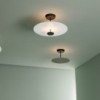 Lámpara techo flat de Vibia. Diseño moderno para iluminación interior.