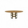 Mesa Imperial Redonda con sobre de madera o mármol de Bontempi. Muebles de diseño italiano.