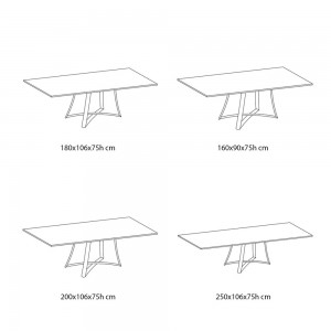 Mesa Big Bang de Ingenia. Mesas de cristal de diseño italiano para salón.