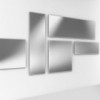 Espejo Mirage de Fiam. Espejos de diseño moderno. Espejo rectangular de pared.