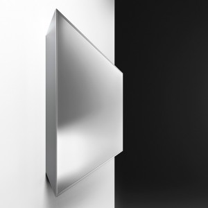 Espejo Mirage de Fiam. Espejos de diseño moderno. Espejo rectangular de pared.