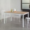 Mesa Eos Extensible Melamina de Ingenia. Mesas extensibles para comedor.