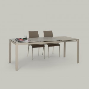 Mesa Eos Extensible Melamina de Ingenia. Mesas extensibles para comedor.