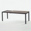 Mesa Eos Extensible Melamina de Ingenia. Mesas extensibles para comedor.