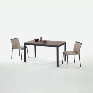 Mesa Eos Extensible Melamina de Ingenia. Mesas extensibles para comedor.