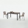 Mesa Eos Extensible Melamina de Ingenia. Mesas extensibles para comedor.