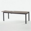 Mesa Eos Extensible Melamina de Ingenia. Mesas extensibles para comedor.