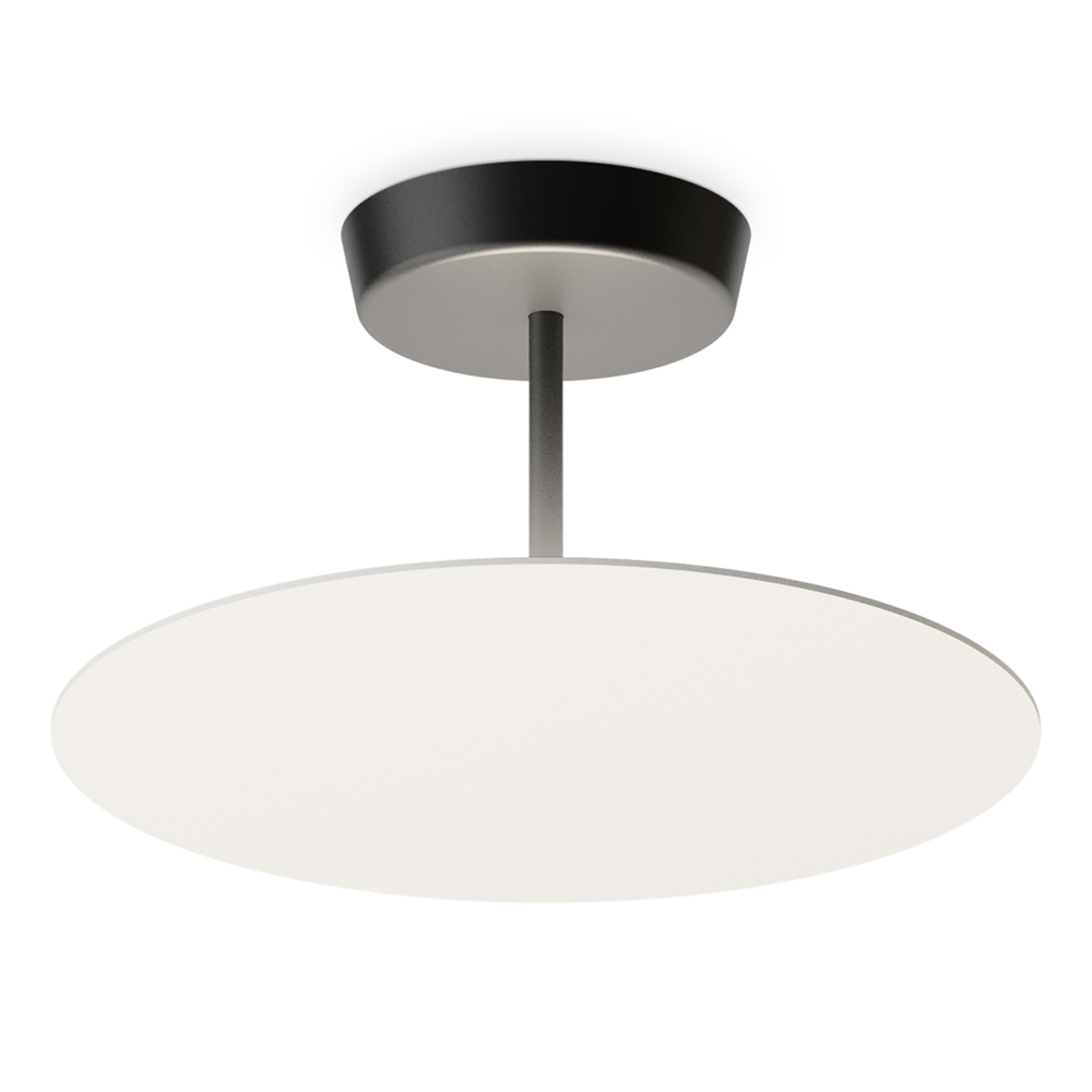 Lámpara techo flat de Vibia. Diseño moderno de luminarias para salones.