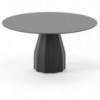 Mesa Burin redonda de Viccarbe. Mobilario de diseño para interiores.