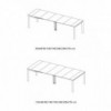 Mesa Consola Vega Plus de Ingenia. Mesas para comedor o salón. Mesas extensibles.
