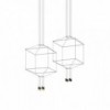 Lámpara geometrías de suspensión Wireflow de Vibia. Tienda online lamparas modernas.