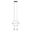 Lámpara suspensión Wireflow lineal de Vibia. Tienda online lámparas modernas.