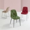 Silla Spring de Ingenia. Sillas de diseño italiano. Silas tapizados en ecopiel.