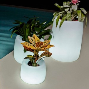 Macetero Organic Redondo Light Vondom Con Autorriego