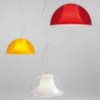 Lámpara suspensión L002S de Pedrali. Lámparas de diseño. Lámpara colgantes.