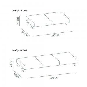 Bancada Outdoor Sistema Viccarbe. Mobilario para contract e exteriores.