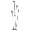 Lámpara de pie empotrada Brisa Vibia. Diseño de iluminaciòn para exteriores.