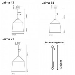 Lámpara suspensión Jaima Marset