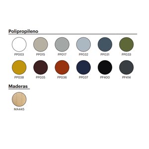 Silla moderna Noa polipropileno de Enea. Sillas originales para el hogar.