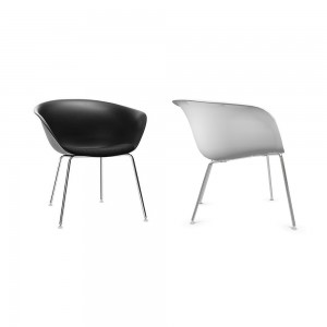 Silla Duna 02 polipropileno patas Arper. Silla moderna para hogar y contract.