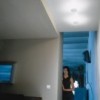 Lámpara techo funnel de Vibia. Diseño moderno para lámparas de salones.