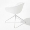 Silla Duna 02 polipropileno giratoria Arper. Diseño para hogar y contract.