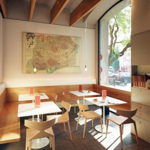 Silla Saya Madera Arper. Sillas modernas de diseño para comedor y contract.