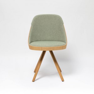 Silla moderna Silla Kaiak Spin wood Enea. Diseño para ambientes interiores.