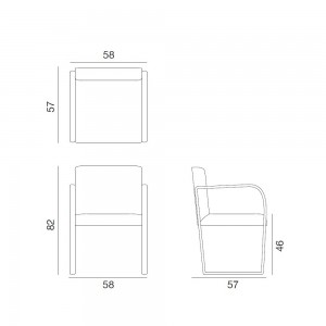 Butaca Arcos Arper. Muebles modernos de diseño. Butacas para hogar o contract.
