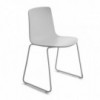 Silla Lottus patín polipropileno Enea. Sillas de diseño para interior.